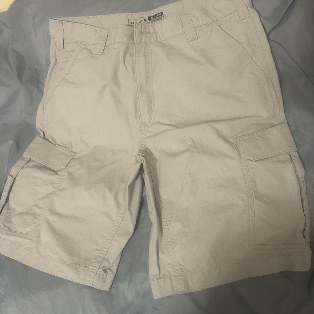 Carhartt Tan Cargo Shorts for Men